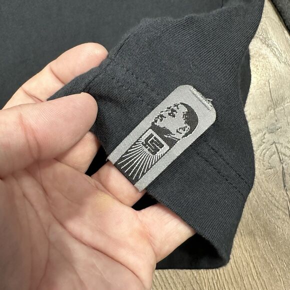 Vtg Y2k Nike Mens Long Sleeve Shirt Lebron James I Can't Accept Not Trying Large - Picture 8 of 9